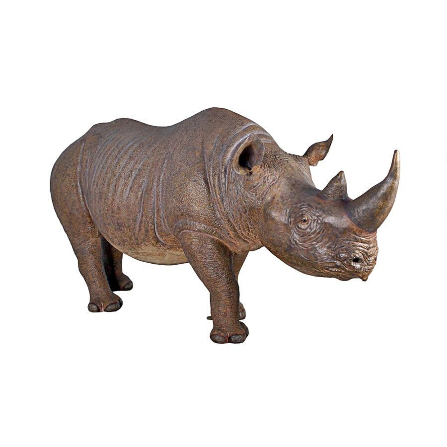 Design Toscano Life-Sized Rhinoceros Statue NE140042