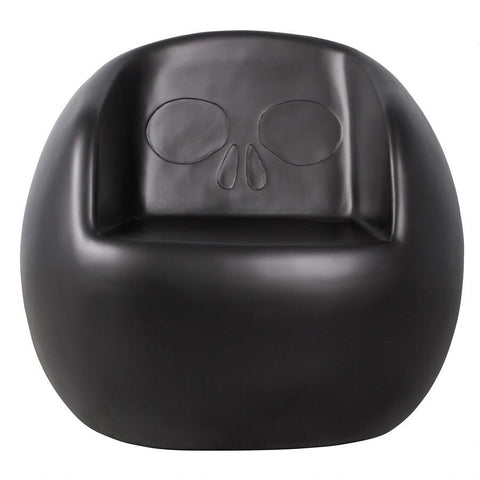 Design Toscano Lost Souls Gothic Skull Sculptural Chair NE17020562