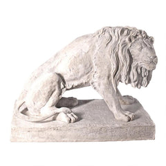 Design Toscano Kingsbury Garden Giant Lion Sentinel Statue: Looking Left NE203071