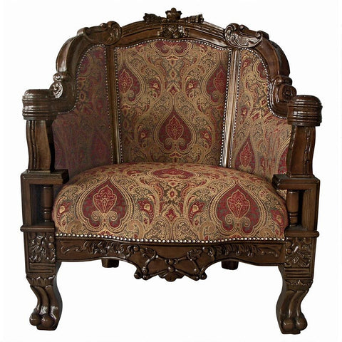 Design Toscano Gentlemen's Plush Grand-Scale Arm Chair KS1018