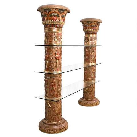 Design Toscano Egyptian Columns of Luxor Shelf AD868372