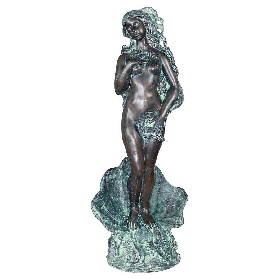 Design Toscano The Birth of Venus Bronze Garden Statue SU424