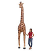 Image of Design Toscano Malee Emerging from the Wall Grande Scale Giraffe Animal Garden Statue NE140119