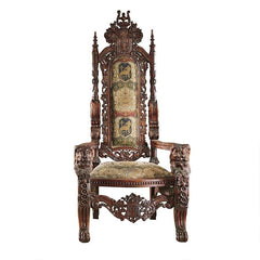 Design Toscano The Lord Raffles Lion Throne Chair AF1038