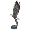 Image of Design Toscano Majestic Eagle Cast Bronze Garden Statue KW56604