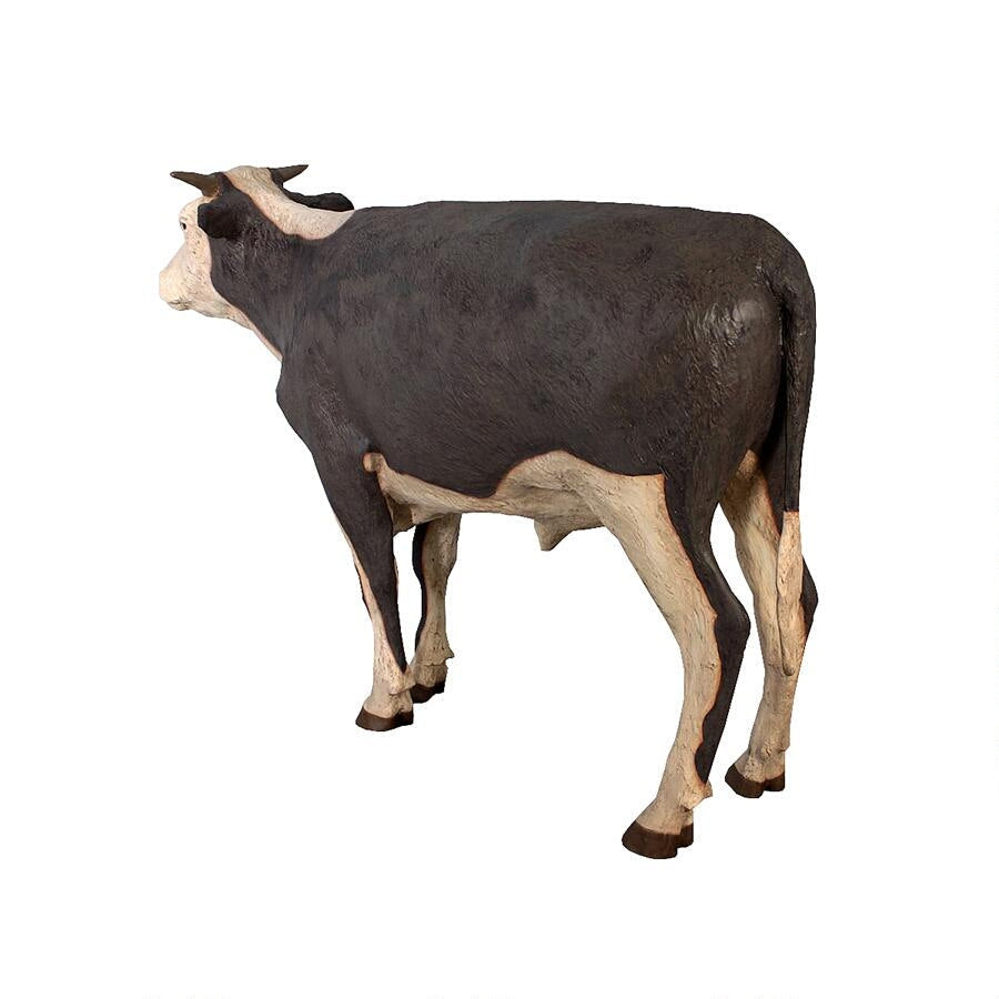 Design Toscano The Grand-Scale Wildlife Animal Collection: Hereford Steer Statue NE80125
