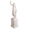 Image of Design Toscano Hercules with Nemean Lion Pelt Garden Statue with Plinth NE930608