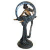 Image of Design Toscano Alphonse Mucha's, Maiden of the Arts Cast Bronze Garden Statue AS24573