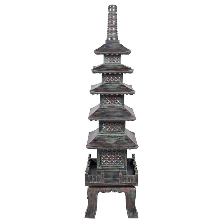 Design Toscano The Nara Temple: Asian Garden Pagoda Sculpture NE170014