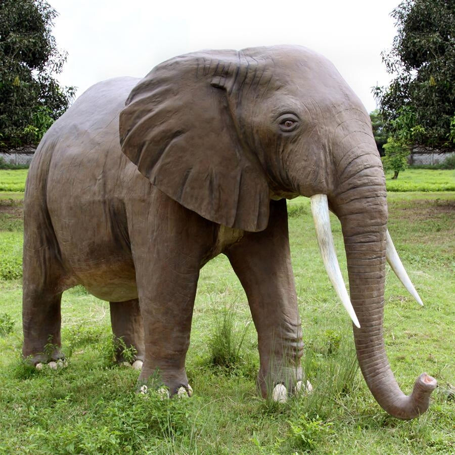 Design Toscano Enormous African Elephant Statue NE100059