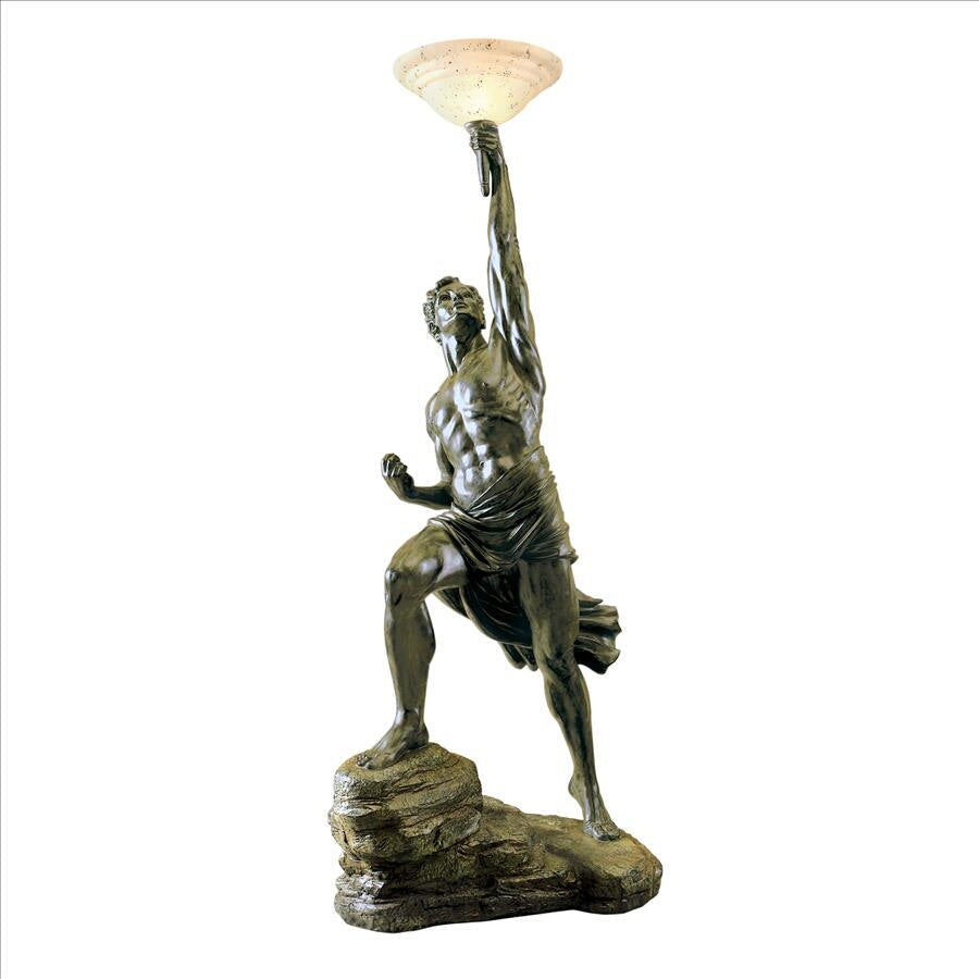 Design Toscano Prometheus Sculptural Floor Lamp KY07954