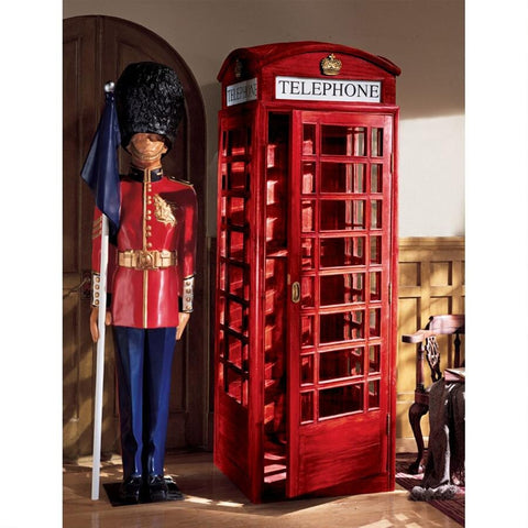 Design Toscano Authentic Replica British Telephone Booth AF4353