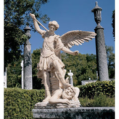 Design Toscano St Michael the Archangel (1636) Garden Angel Statue KY1152
