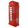 Image of Design Toscano British Telephone Booth Display Cabinet NE36832