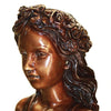 Image of Design Toscano Leaf Maiden Cast Bronze Garden Statue KW58490