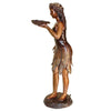 Image of Design Toscano Leaf Maiden Cast Bronze Garden Statue KW58490