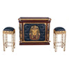 Image of Design Toscano The Altar of Tenenit: Egyptian Bar with Two Barstools NE36342