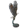 Image of Design Toscano Majestic Eagle Cast Bronze Garden Statue KW56604