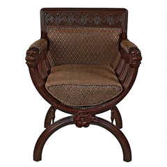 Design Toscano San Lorenzo Renaissance Cross-Frame Chair KS6069