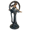 Image of Design Toscano Alphonse Mucha's, Maiden of the Arts Cast Bronze Garden Statue AS24573