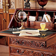 Design Toscano Carved Unicorn Drop-Front Writing Desk AF2137