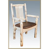 Image of Montana Woodworks Log Captains Chair MWCASCN