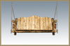Image of Montana Woodworks Glacier Country Log Porch Swing MWGCLSC
