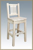 Image of Montana Woodworks Homestead Barstool With Back MWHCBSWNR