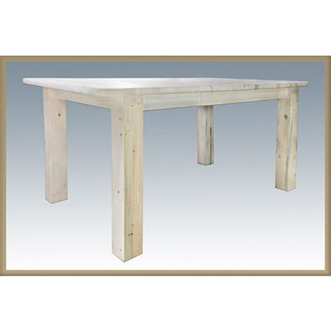 Montana Woodworks Homestead 4 Post Dining Table with Leaves MWHCDT4PL