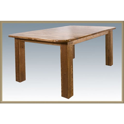 Montana Woodworks Homestead 4 Post Dining Table w Leaves MWHCDT4PLSL