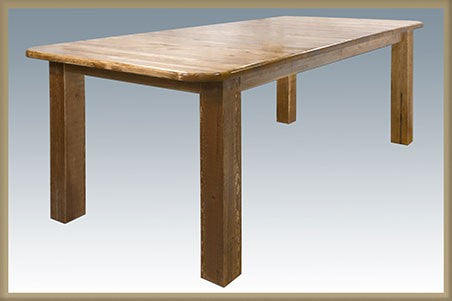 Montana Woodworks Homestead 4 Post Dining Table w Leaves MWHCDT4PLSL