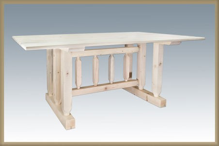 Montana Woodworks Homestead Trestle Dining Table MWHCDT