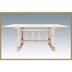 Montana Woodworks Homestead Trestle Dining Table MWHCDT