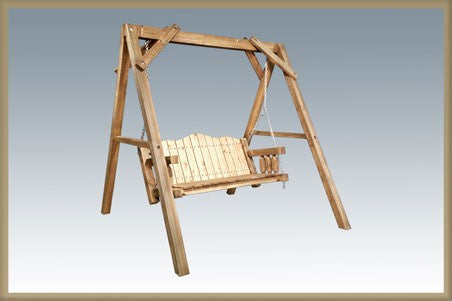 Montana Woodworks Homestead Lawn Swing - Exterior Finish MWHCLSEXT