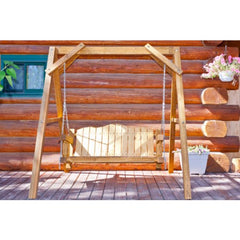 Montana Woodworks Homestead Lawn Swing - Exterior Finish MWHCLSEXT