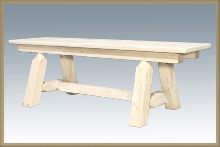 Montana Woodworks Homestead 6 Foot Plank Style Bench MWHCPSB6