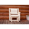 Image of Montana Woodworks Homestead Single Seat Glider MWHCSSGNR