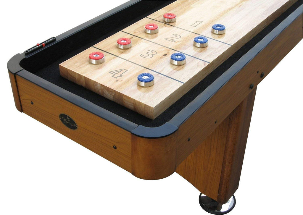Playcraft Woodbridge - Honey Oak 14' Shuffleboard Table